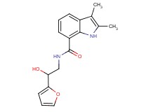 N-[2-(2-furyl)-2-hydroxyethyl]-2,3-dimethyl-1H-indole-7-carboxamide