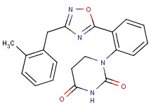 1-{2-[3-(2-methylbenzyl)-1,2,4-oxadiazol-5-yl]phenyl}dihydro-2,4(1H,3H)-pyrimidinedione