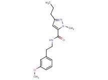 N-[2-(3-methoxyphenyl)ethyl]-1-methyl-3-propyl-1H-pyrazole-5-carboxamide