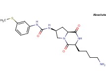 N-[(3S,7S,8aS)-3-(4-aminobutyl)-1,4-dioxooctahydropyrrolo[1,2-a]pyrazin-7-yl]-N'-[3-(methylthio)phenyl]urea