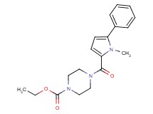 ethyl 4-[(1-methyl-5-phenyl-1H-pyrrol-2-yl)carbonyl]piperazine-1-carboxylate