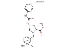 methyl (4R)-4-[(anilinocarbonyl)amino]-1-{[(1R,5S)-6,6-dimethylbicyclo[3.1.1]hept-2-en-2-yl]methyl}-L-prolinate