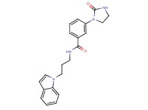 N-[3-(1H-indol-1-yl)propyl]-3-(2-oxoimidazolidin-1-yl)benzamide