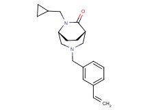 (1S*,5R*)-6-(cyclopropylmethyl)-3-(3-vinylbenzyl)-3,6-diazabicyclo[3.2.2]nonan-7-one