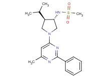 N-[(3S*,4R*)-4-isopropyl-1-(6-methyl-2-phenyl-4-pyrimidinyl)-3-pyrrolidinyl]methanesulfonamide