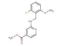 methyl 2-[(2-fluoro-6-methoxybenzyl)amino]isonicotinate