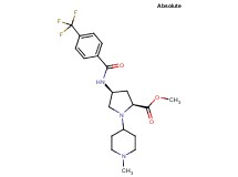 methyl (4S)-1-(1-methyl-4-piperidinyl)-4-{[4-(trifluoromethyl)benzoyl]amino}-L-prolinate