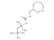 N-(1,4-oxazepan-6-ylmethyl)-N'-(1,1,3,3-tetramethylbutyl)urea