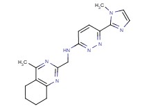 6-(1-methyl-1H-imidazol-2-yl)-N-[(4-methyl-5,6,7,8-tetrahydroquinazolin-2-yl)methyl]pyridazin-3-amine