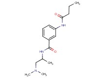 3-(butyrylamino)-N-[2-(dimethylamino)-1-methylethyl]benzamide