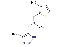 N-methyl-1-(4-methyl-1H-imidazol-5-yl)-N-[(3-methyl-2-thienyl)methyl]methanamine