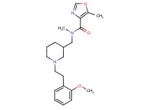 N-({1-[2-(2-methoxyphenyl)ethyl]piperidin-3-yl}methyl)-N,5-dimethyl-1,3-oxazole-4-carboxamide