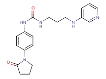 N-[4-(2-oxopyrrolidin-1-yl)phenyl]-N'-[3-(pyridin-3-ylamino)propyl]urea