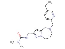 N'-({5-[(5-ethylpyridin-2-yl)methyl]-5,6,7,8-tetrahydro-4H-pyrazolo[1,5-a][1,4]diazepin-2-yl}methyl)-N,N-dimethylurea