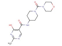 4-hydroxy-2-methyl-N-[1-(morpholin-4-ylcarbonyl)piperidin-4-yl]pyrimidine-5-carboxamide