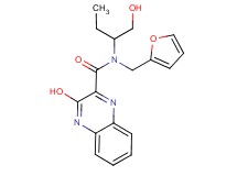 N-(2-furylmethyl)-3-hydroxy-N-[1-(hydroxymethyl)propyl]-2-quinoxalinecarboxamide