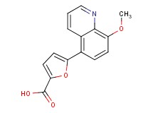 5-(8-methoxyquinolin-5-yl)-2-furoic acid