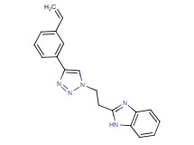 2-{2-[4-(3-vinylphenyl)-1H-1,2,3-triazol-1-yl]ethyl}-1H-benzimidazole