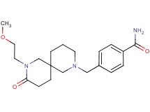 4-{[8-(2-methoxyethyl)-9-oxo-2,8-diazaspiro[5.5]undec-2-yl]methyl}benzamide