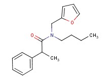 N-butyl-N-(2-furylmethyl)-2-phenylpropanamide