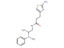 3-(2-amino-1,3-thiazol-4-yl)-N-{2-[methyl(phenyl)amino]propyl}propanamide