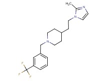 4-[2-(2-methyl-1H-imidazol-1-yl)ethyl]-1-[3-(trifluoromethyl)benzyl]piperidine