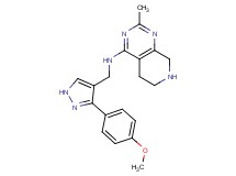 N-{[3-(4-methoxyphenyl)-1H-pyrazol-4-yl]methyl}-2-methyl-5,6,7,8-tetrahydropyrido[3,4-d]pyrimidin-4-amine