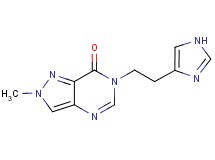 6-[2-(1H-imidazol-4-yl)ethyl]-2-methyl-2,6-dihydro-7H-pyrazolo[4,3-d]pyrimidin-7-one