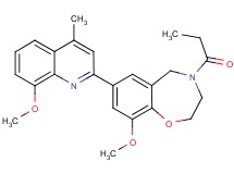 9-methoxy-7-(8-methoxy-4-methyl-2-quinolinyl)-4-propionyl-2,3,4,5-tetrahydro-1,4-benzoxazepine