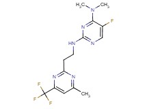 5-fluoro-N~4~,N~4~-dimethyl-N~2~-{2-[4-methyl-6-(trifluoromethyl)pyrimidin-2-yl]ethyl}pyrimidine-2,4-diamine