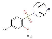 (1S*,6R*)-3-[(2-methoxy-4-methylphenyl)sulfonyl]-3,9-diazabicyclo[4.2.1]nonane