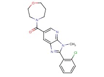 2-(2-chlorophenyl)-3-methyl-6-(1,4-oxazepan-4-ylcarbonyl)-3H-imidazo[4,5-b]pyridine