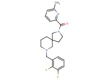 7-(2,3-difluorobenzyl)-2-[(6-methyl-2-pyridinyl)carbonyl]-2,7-diazaspiro[4.5]decane