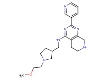 N-{[1-(2-methoxyethyl)pyrrolidin-3-yl]methyl}-2-pyridin-3-yl-5,6,7,8-tetrahydropyrido[3,4-d]pyrimidin-4-amine