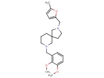 7-(2,3-dimethoxybenzyl)-2-[(5-methyl-2-furyl)methyl]-2,7-diazaspiro[4.5]decane