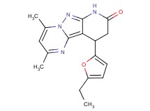 10-(5-ethyl-2-furyl)-2,4-dimethyl-9,10-dihydropyrido[2',3':3,4]pyrazolo[1,5-a]pyrimidin-8(7H)-one