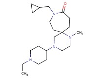9-(cyclopropylmethyl)-4-(1-ethylpiperidin-4-yl)-1-methyl-1,4,9-triazaspiro[5.6]dodecan-10-one