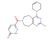 6-{[4-(3,6-dihydropyridin-1(2H)-yl)-5,6,8,9-tetrahydro-7H-pyrimido[4,5-d]azepin-7-yl]carbonyl}pyridazin-3(2H)-one
