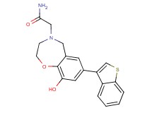 2-[7-(1-benzothien-3-yl)-9-hydroxy-2,3-dihydro-1,4-benzoxazepin-4(5H)-yl]acetamide