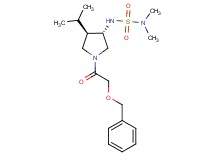 N'-{(3S*,4R*)-1-[(benzyloxy)acetyl]-4-isopropylpyrrolidin-3-yl}-N,N-dimethylsulfamide