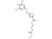methyl 4-[({5-[(4-chloro-3,5-dimethylphenoxy)methyl]-3-isoxazolyl}carbonyl)amino]butanoate
