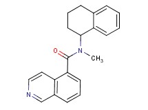 N-methyl-N-(1,2,3,4-tetrahydro-1-naphthalenyl)-5-isoquinolinecarboxamide