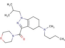 N-butyl-1-isobutyl-N-methyl-3-(4-morpholinylcarbonyl)-4,5,6,7-tetrahydro-1H-indazol-5-amine