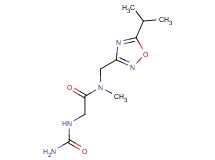 N~2~-(aminocarbonyl)-N~1~-[(5-isopropyl-1,2,4-oxadiazol-3-yl)methyl]-N~1~-methylglycinamide