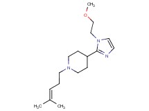 4-[1-(2-methoxyethyl)-1H-imidazol-2-yl]-1-(4-methyl-3-penten-1-yl)piperidine