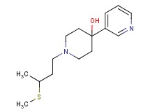 1-[3-(methylthio)butyl]-4-pyridin-3-ylpiperidin-4-ol