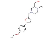 (4-{[5-(4-ethoxyphenyl)-2-furyl]methyl}-1-methylpiperazin-2-yl)methanol