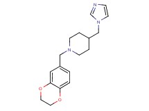1-(2,3-dihydro-1,4-benzodioxin-6-ylmethyl)-4-(1H-imidazol-1-ylmethyl)piperidine