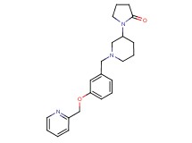 1-{1-[3-(pyridin-2-ylmethoxy)benzyl]piperidin-3-yl}pyrrolidin-2-one