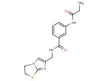 N-(2,3-dihydroimidazo[2,1-b][1,3]thiazol-6-ylmethyl)-3-(propionylamino)benzamide